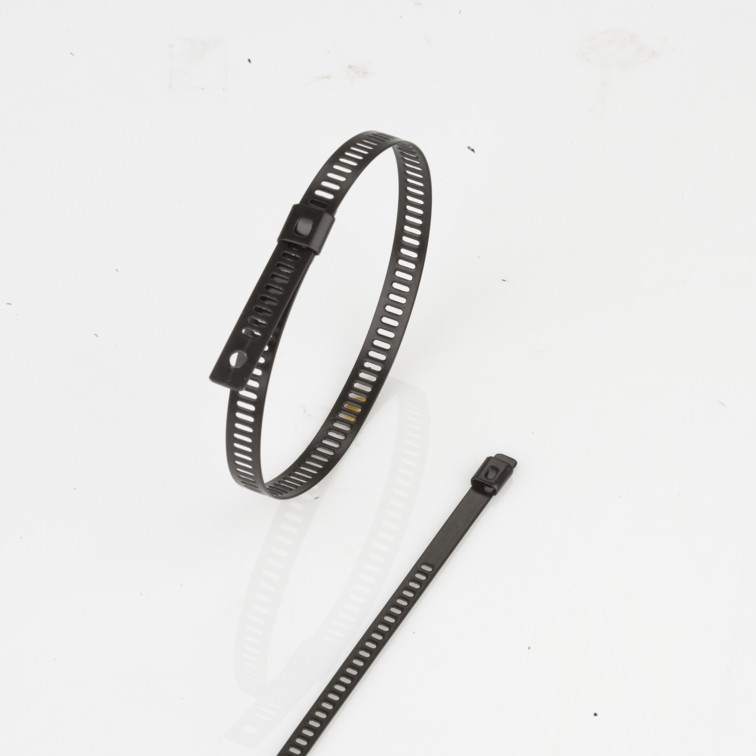 Edelstahl-Kabelbinder – Leiter-Einzelverschluss-Kabelbinder mit Polyesterbeschichtung